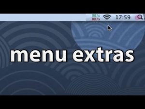 Read more about the article Menu Extras Mac OS X